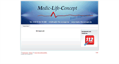 Desktop Screenshot of medic-life-concept.de